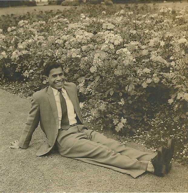 S L Bhatla in a London park 1961