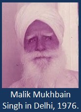 Malik Mukhbain Singh