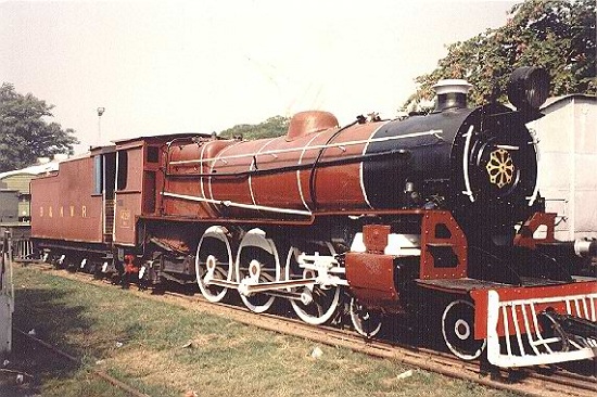 A YB-Class Pacific locomotive