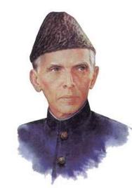 Jinnah in sherwani and Jinnah cap